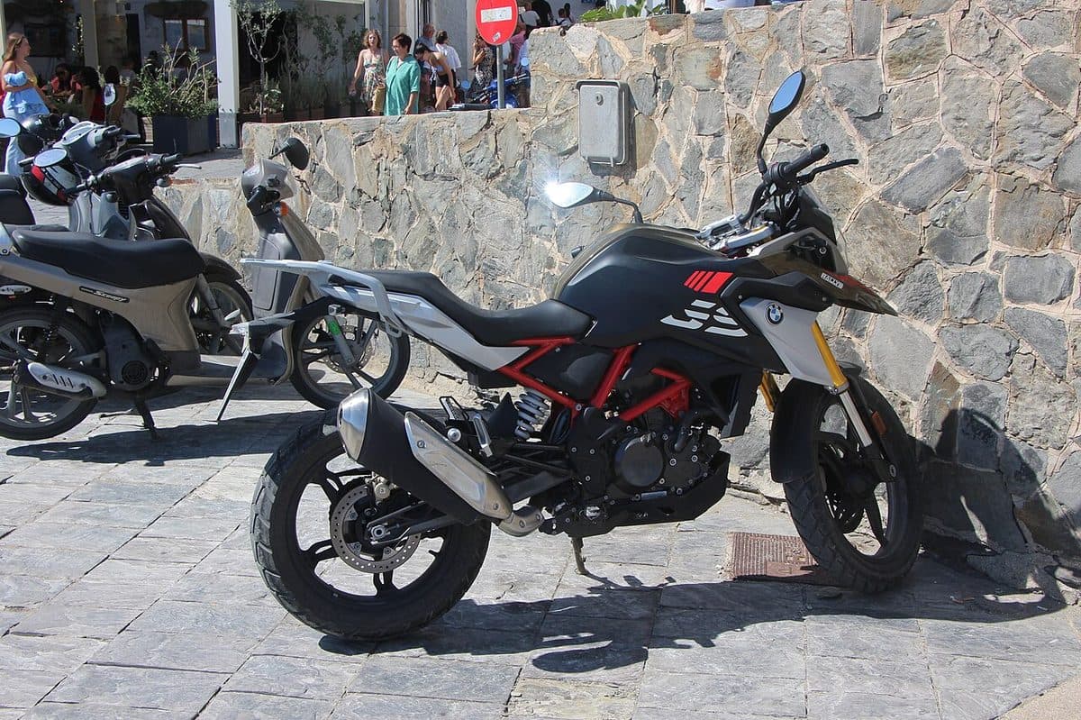 BMW G 310 GS. 데드 레코닝 촬영 바이크가 아닙니다.